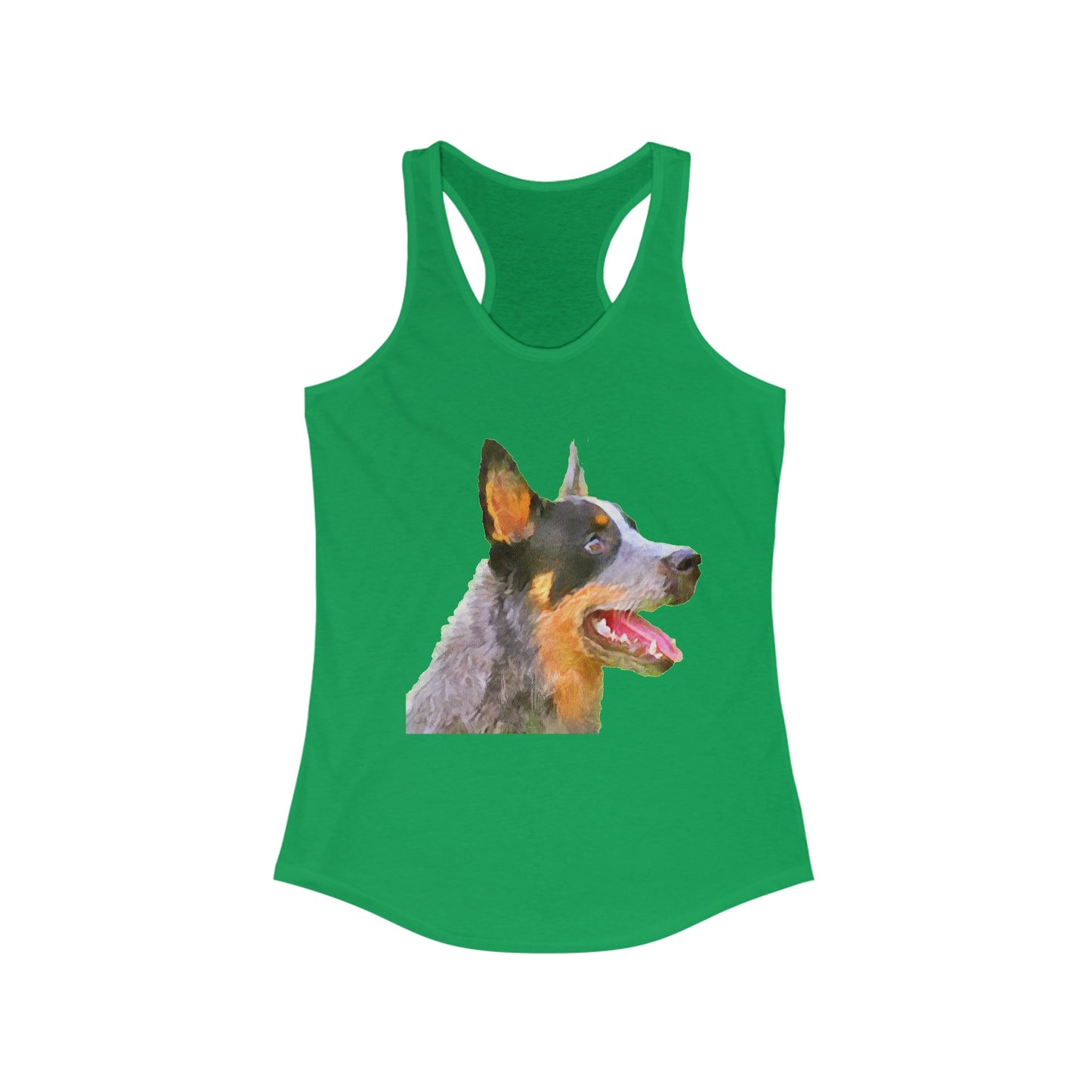 Blue Heeler - Australian Cattle Dog 'Percy' Women's Racerback Tank