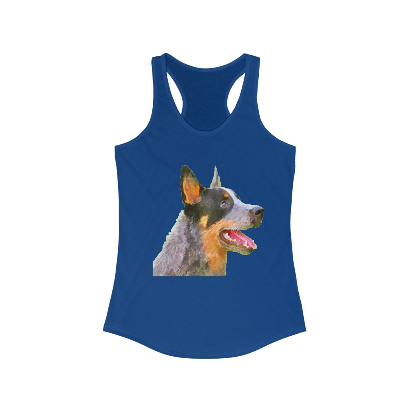 Blue Heeler - Australian Cattle Dog 'Percy' Women's Racerback Tank
