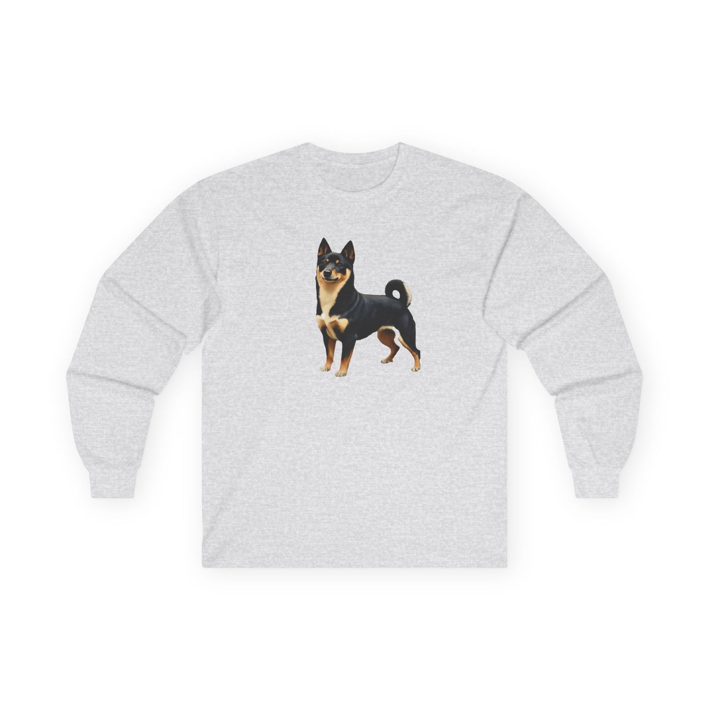 Black & Tan Shiba Inu - Unisex Classic Cotton Long Sleeve Tee