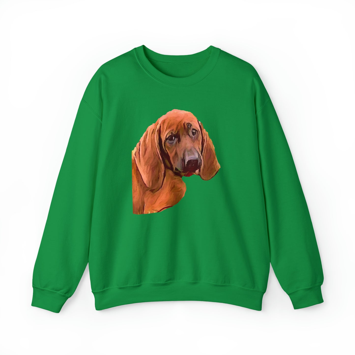 Redbone Coonhound Unisex 50/50 Crewneck Sweatshirt