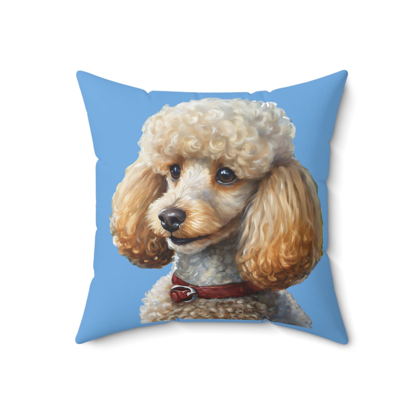 Standard Poodle #2 - Spun Polyester Square Pillow