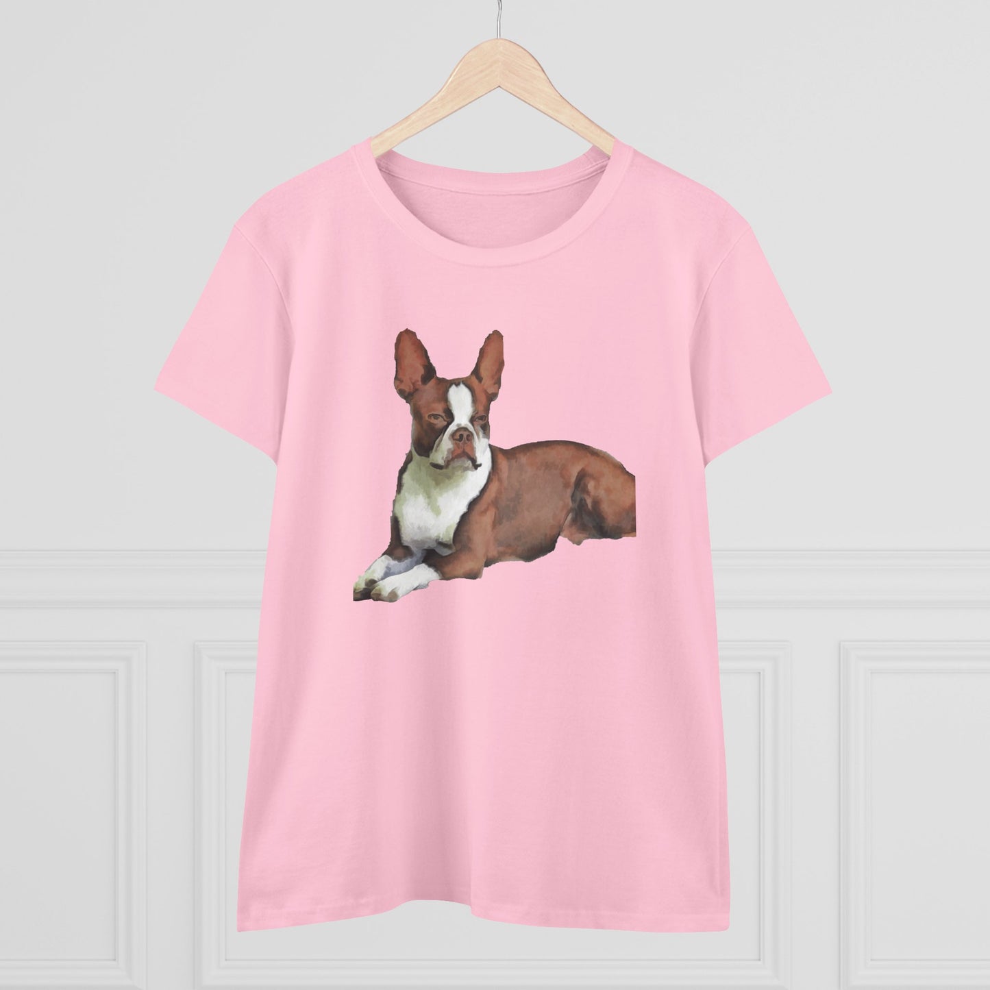 Boston Terrer 'Seely' Women's Midweight Cotton Tee