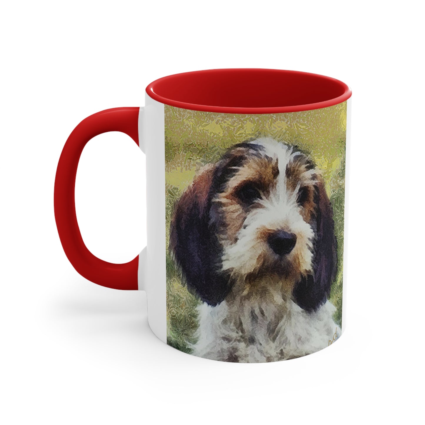 Petite Basset Griffon Accent Coffee Mug, 11oz
