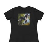 Large Munsterlander - Women's Relaxed Fit Cotton Tee