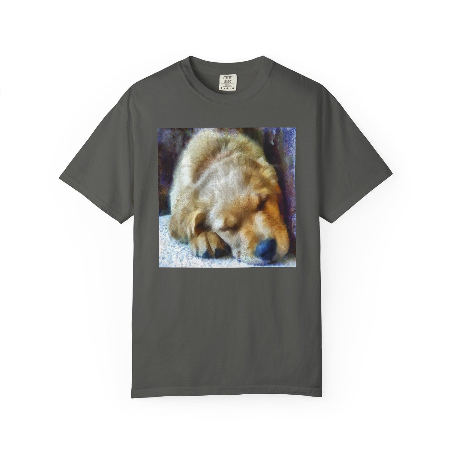 Golden Retriever 'Zuko' Unisex-Adult Relaxed Fit Garment-Dyed T-shirt