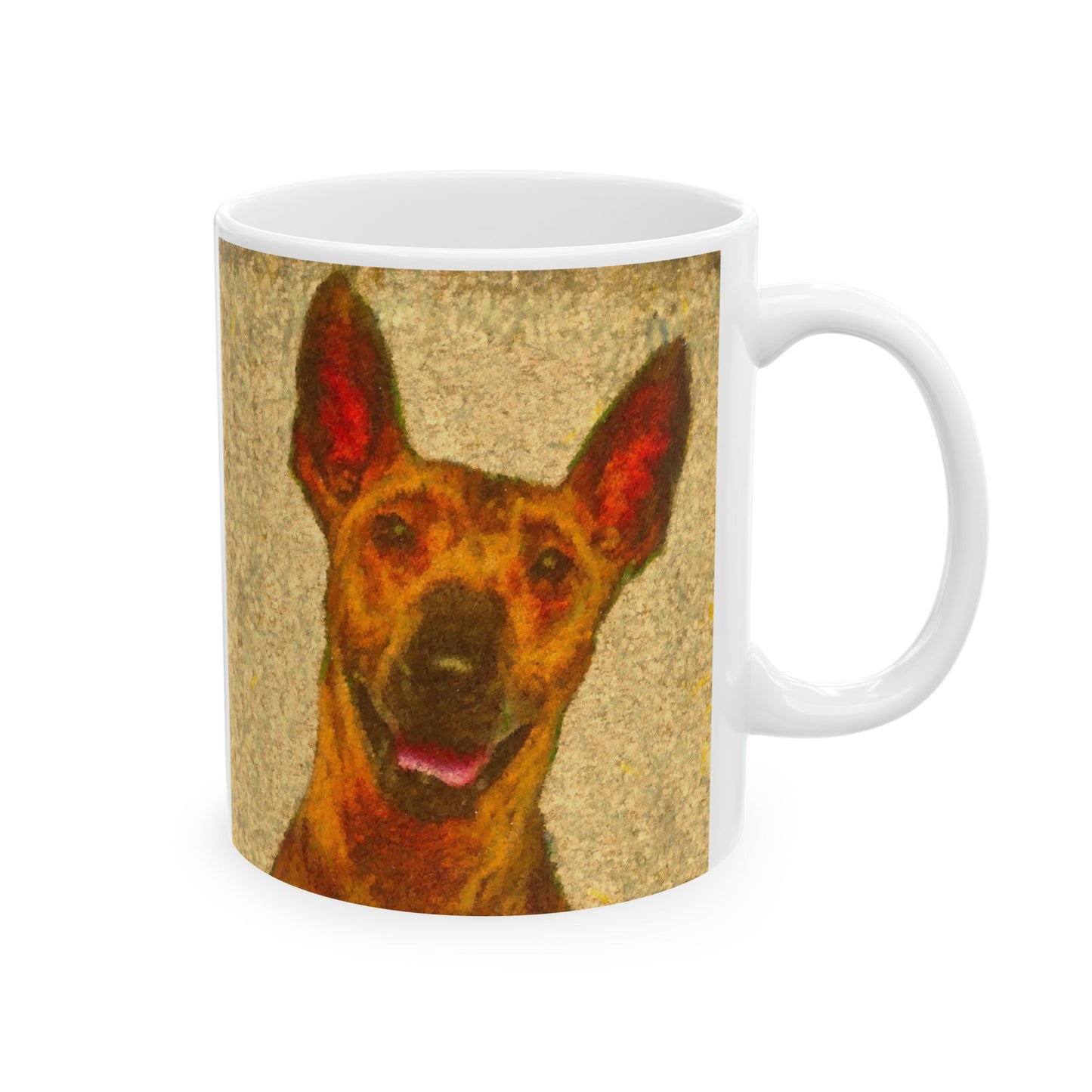 Peruvian Inca Orchid Ceramic Mug 11oz