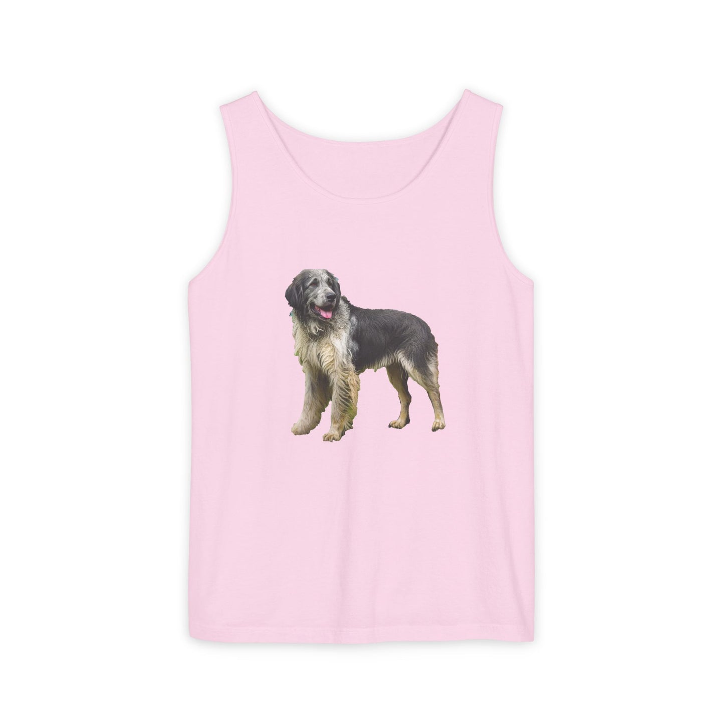 Romanian Carpathian Shepherd Unisex Relaxed Fit Garment-Dyed Tank Top