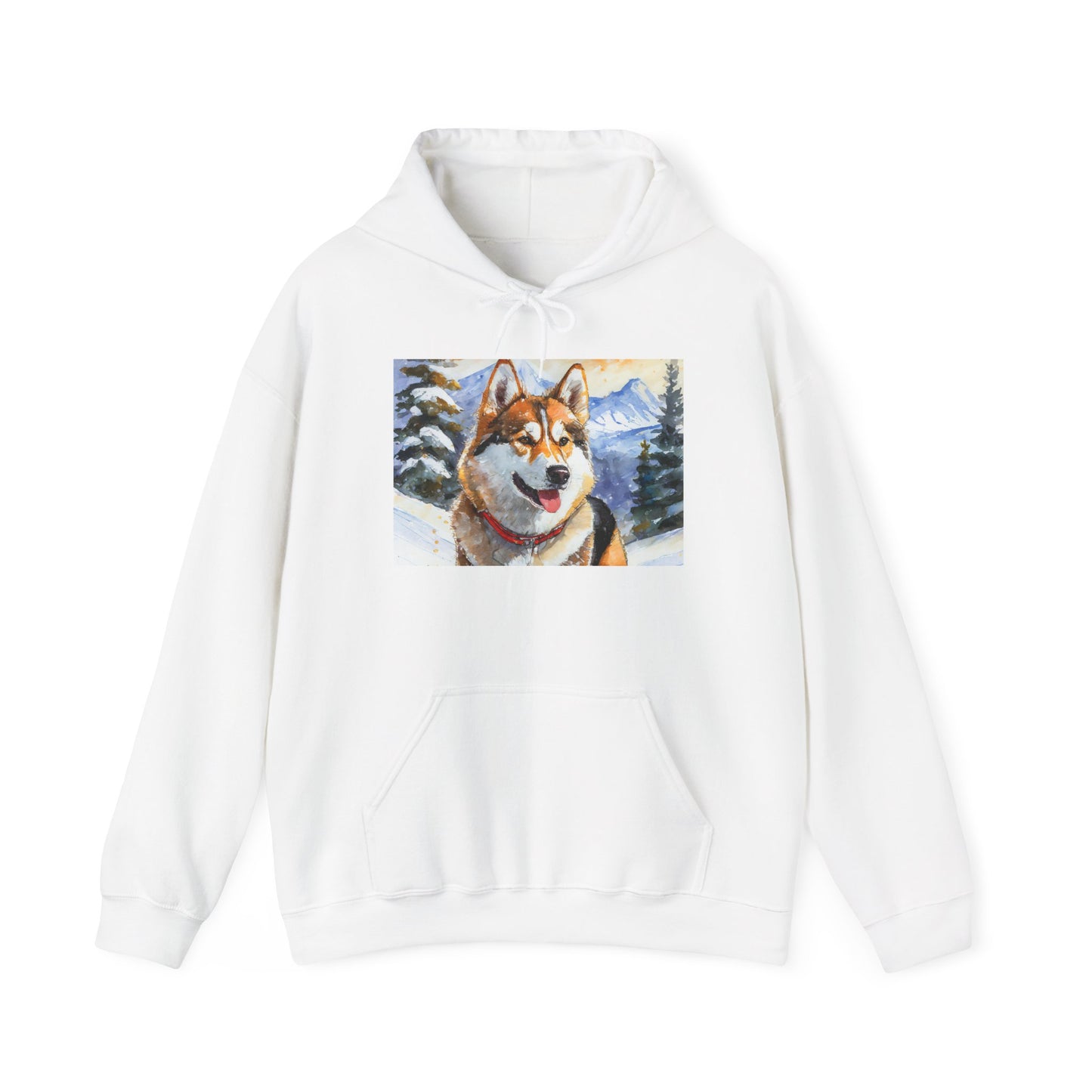 Chinook Sled Dog Unisex 50/50 Hooded Sweatshirt