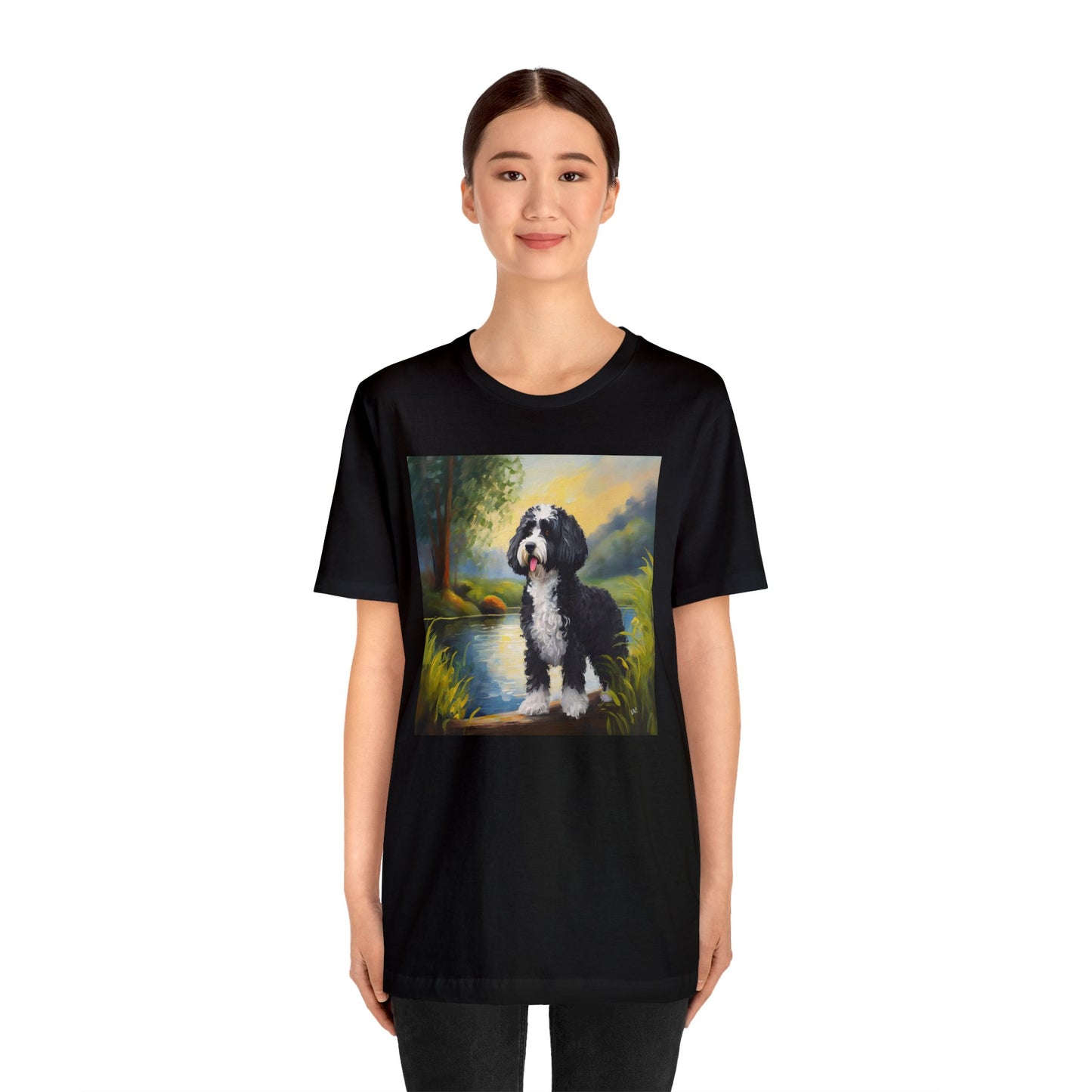 Portuguese Water Dog Jersey Short Sleeve Tee