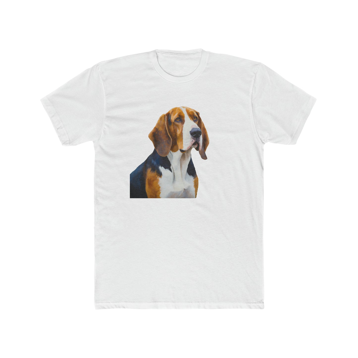American English Coonhound Fitted Cotton Crew Tee