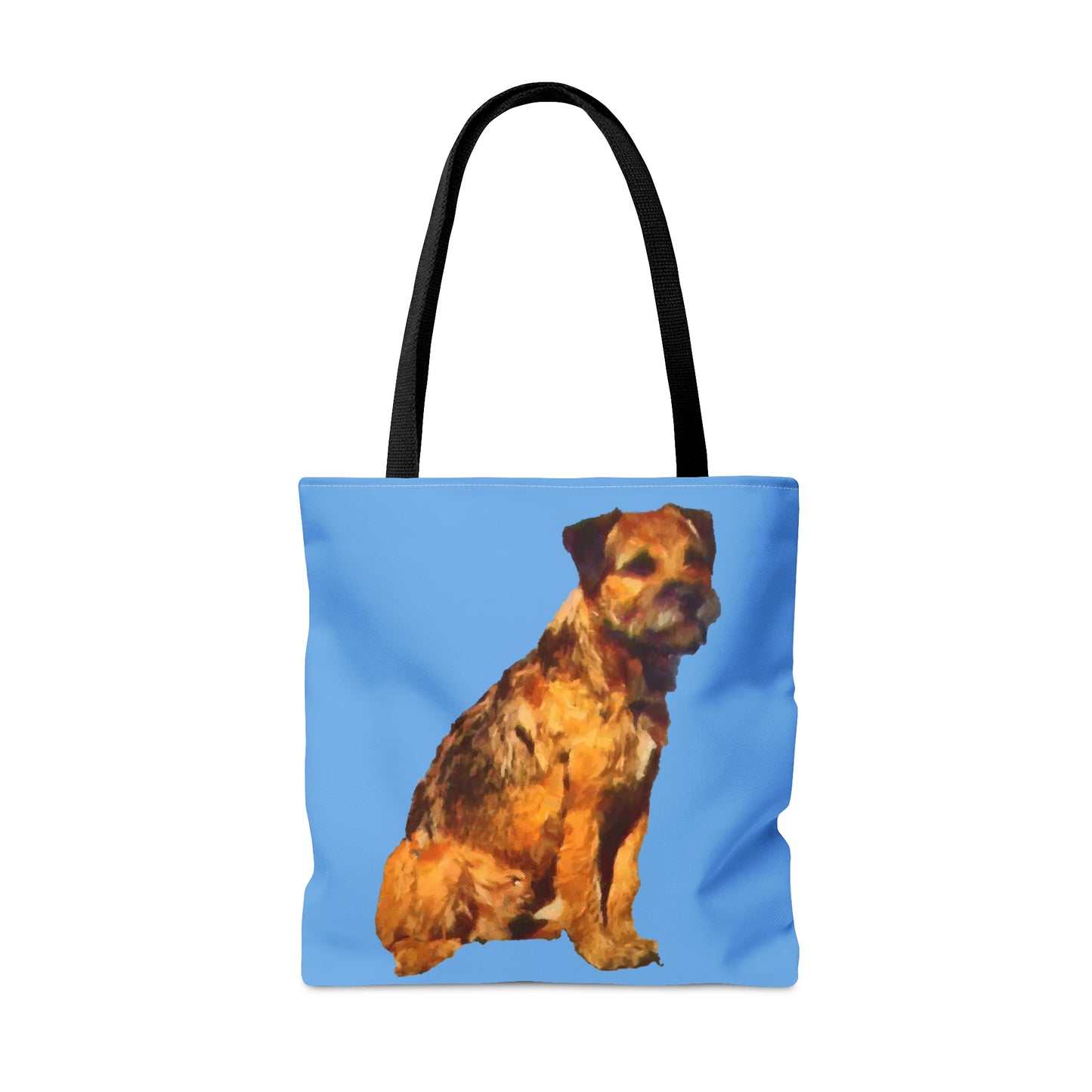 Charming 'Andrew' Border Terrier Tote Bag