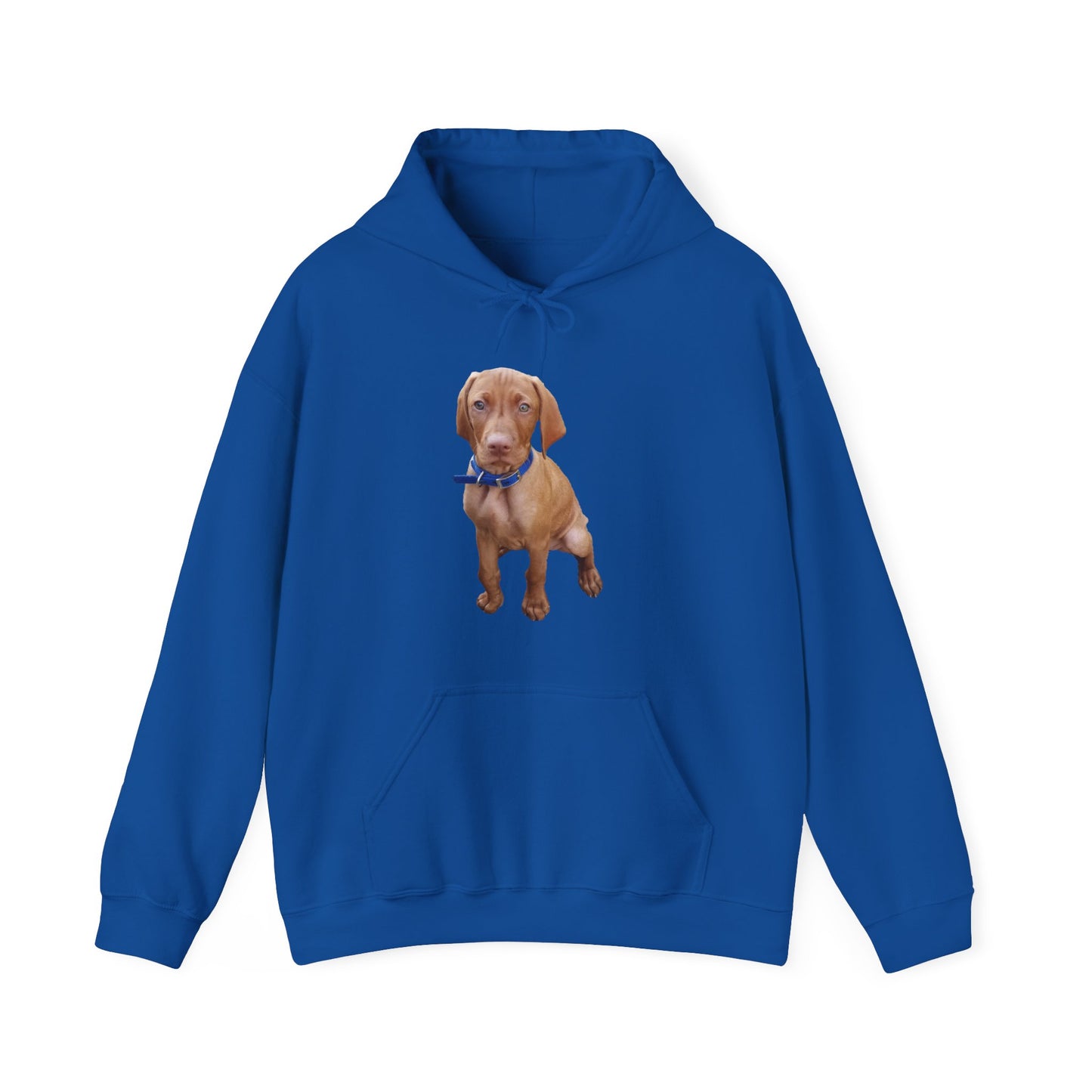 Hungarian Vizsla 'Augie' Unisex 50/50 Hoodie