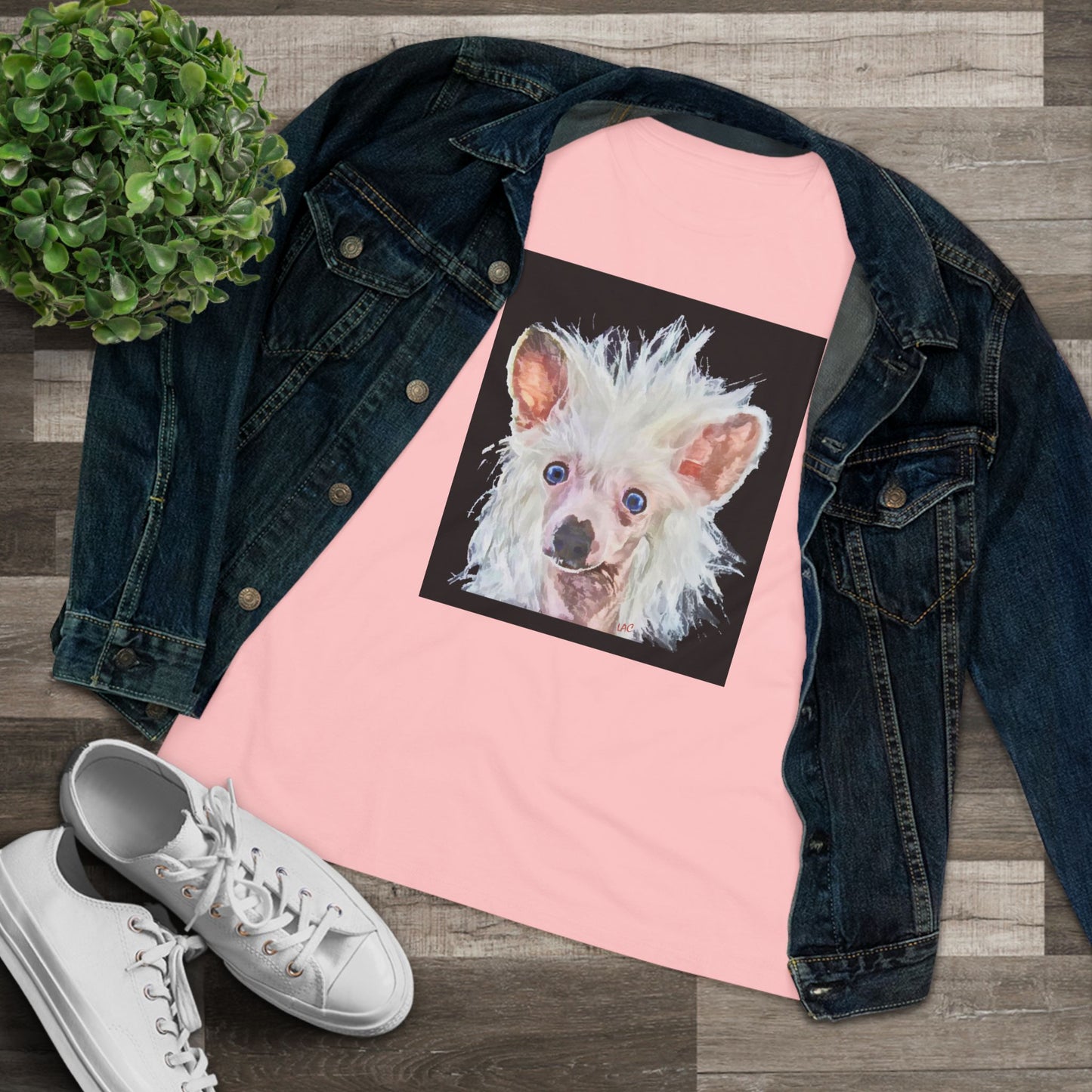 Chinese Crested Women's Relaxed Fit Cotton Tee