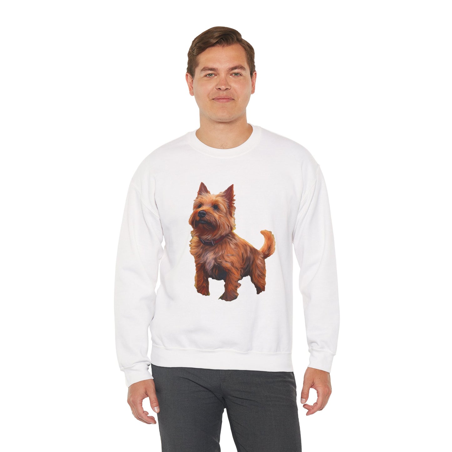 Norwich Terrier Unisex 50/50 Crewneck Sweatshirt