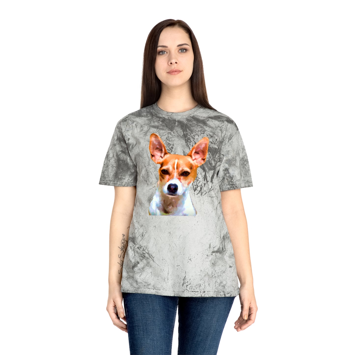 Rat Terrier Unisex Cotton Color Blast T-Shirt