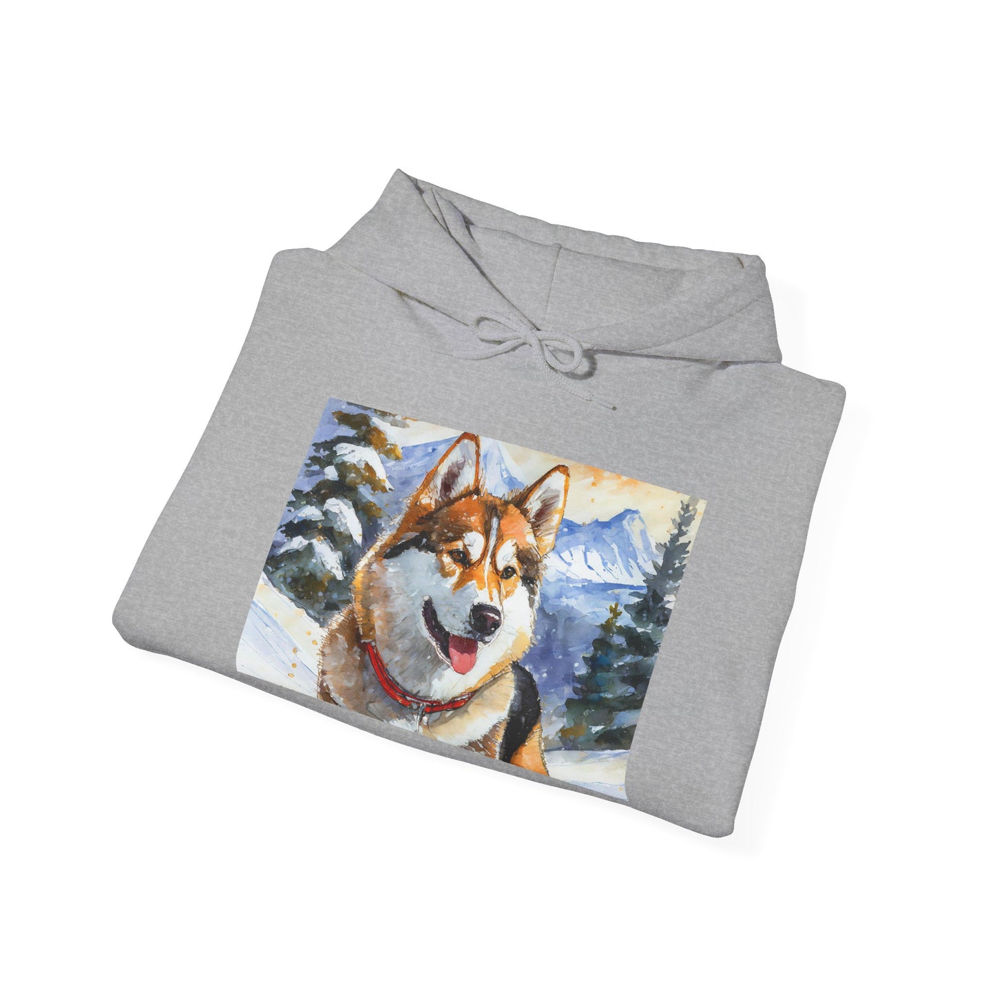 Chinook Sled Dog Unisex 50/50 Hooded Sweatshirt
