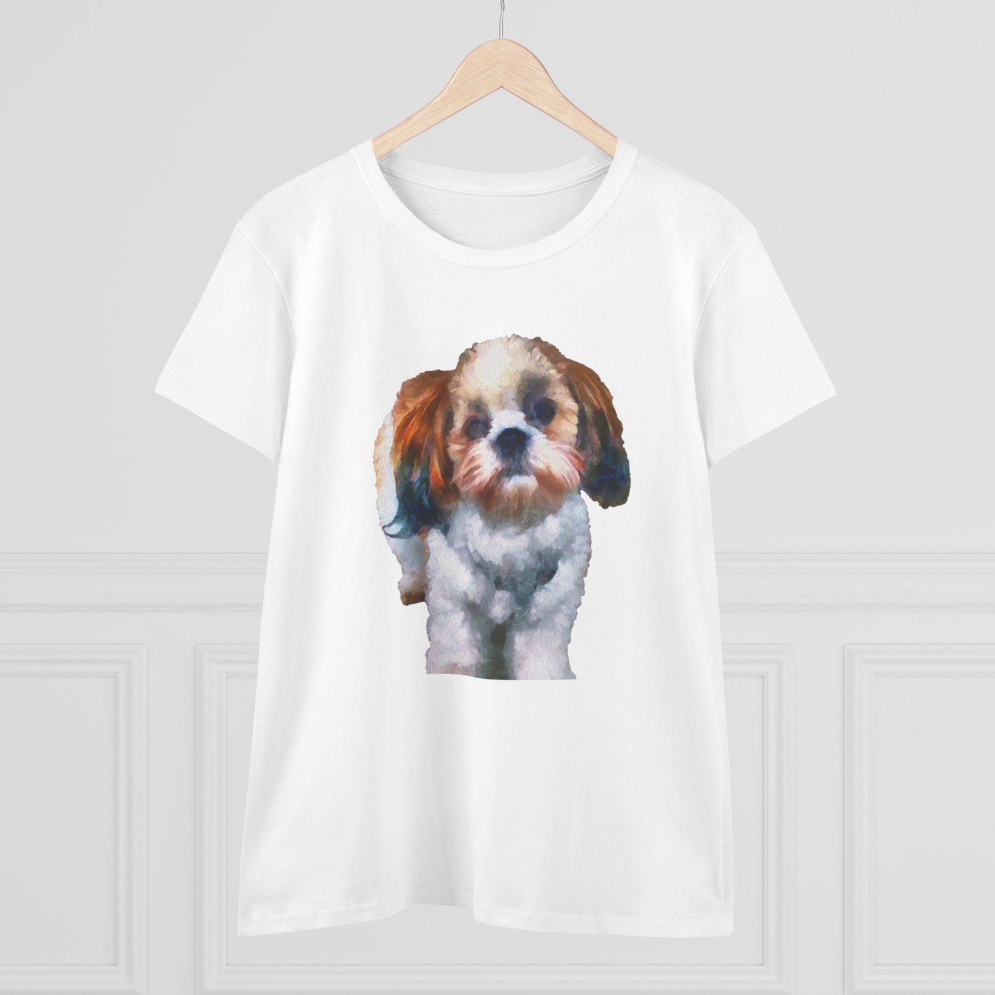 Shih-Tzu Women's Midweight Cotton Tee
