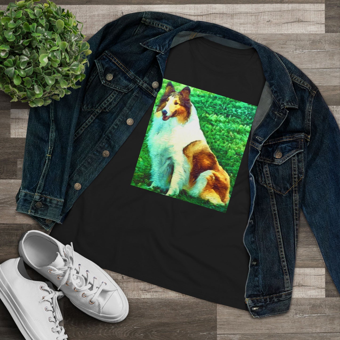 Collie 'Ramsey' Women's Relaxed Fit Cotton Tee