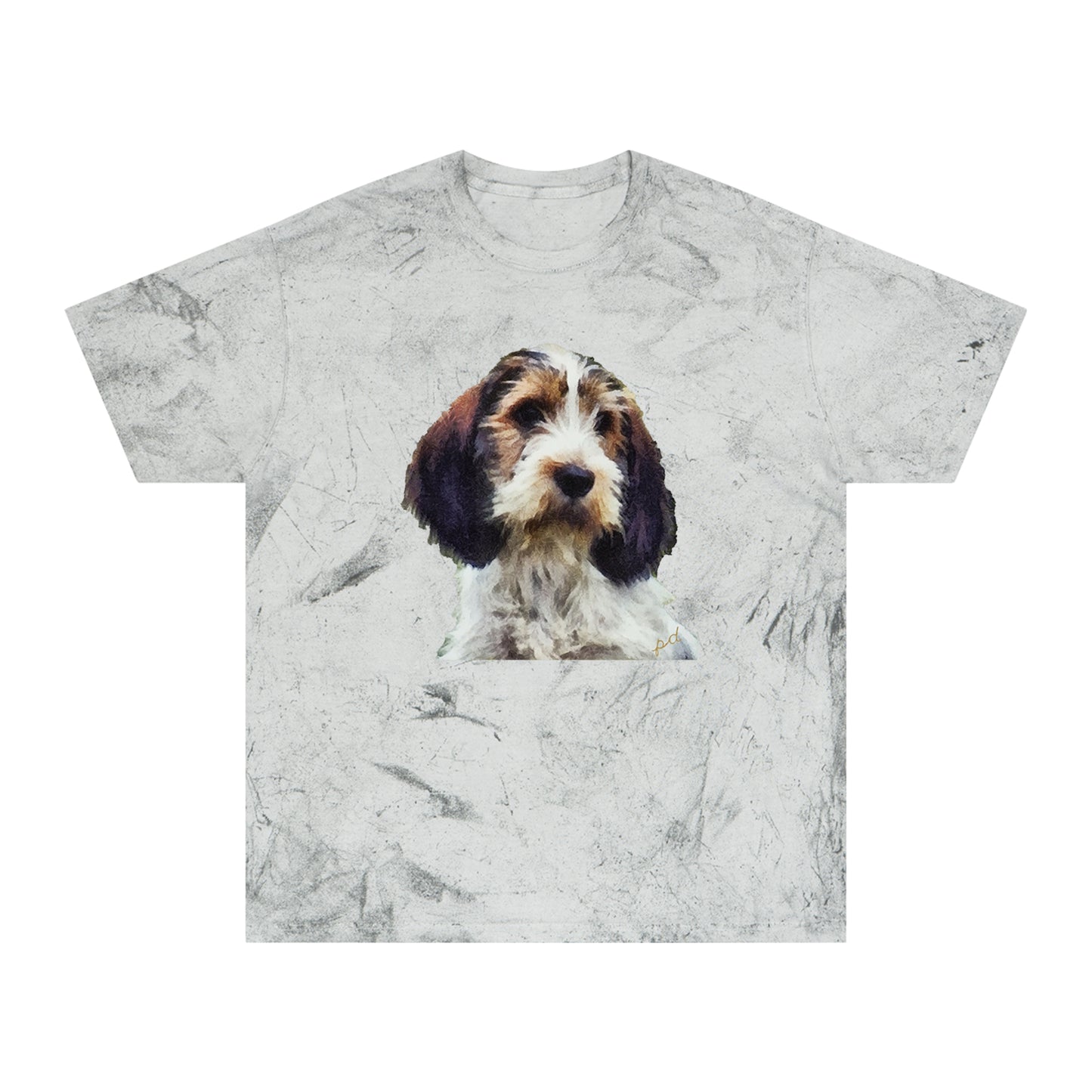 Petit Basset Griffon Unisex Cotton Color Blast T-Shirt