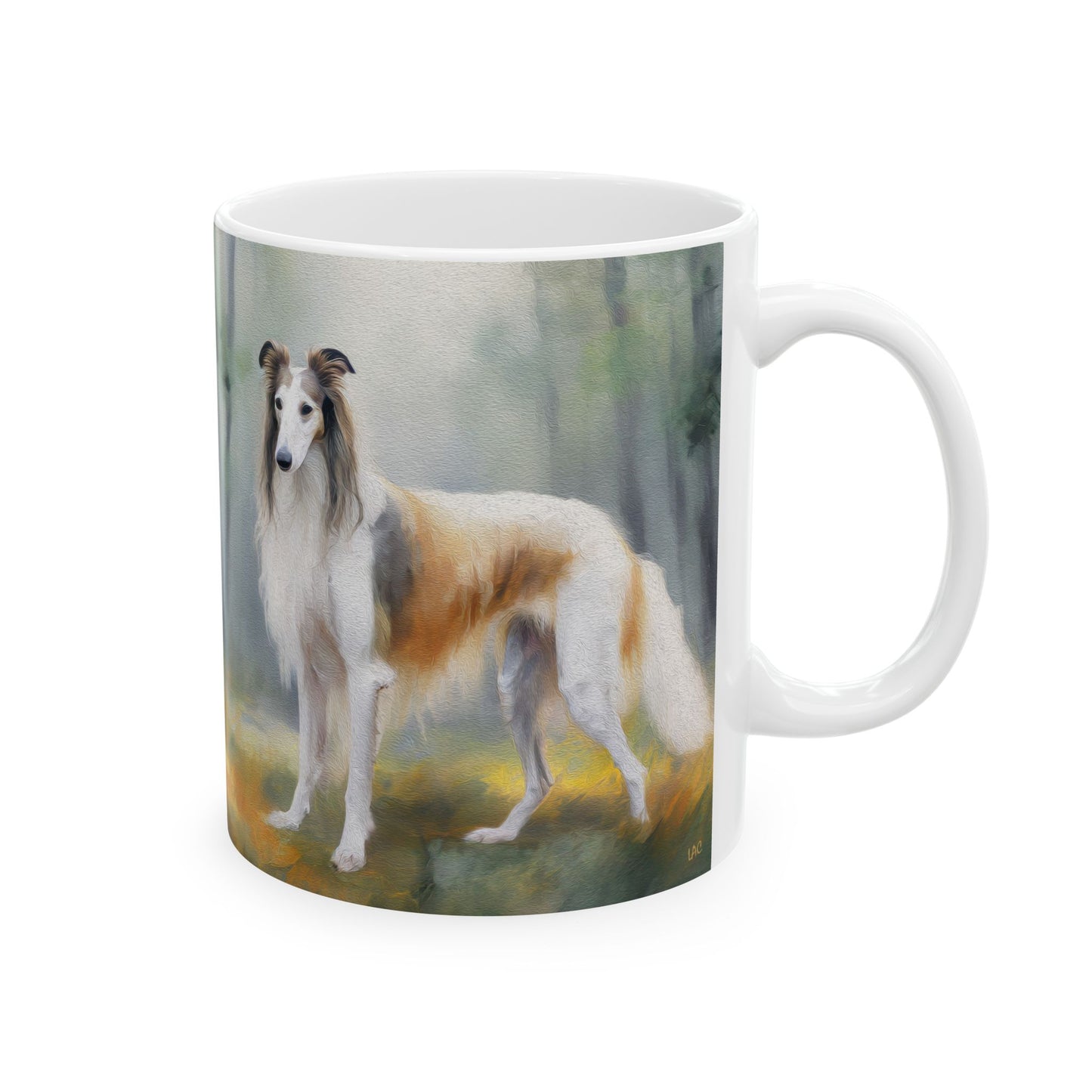 Borzoi - Russian Wolfhound Elegant Ceramic Mug