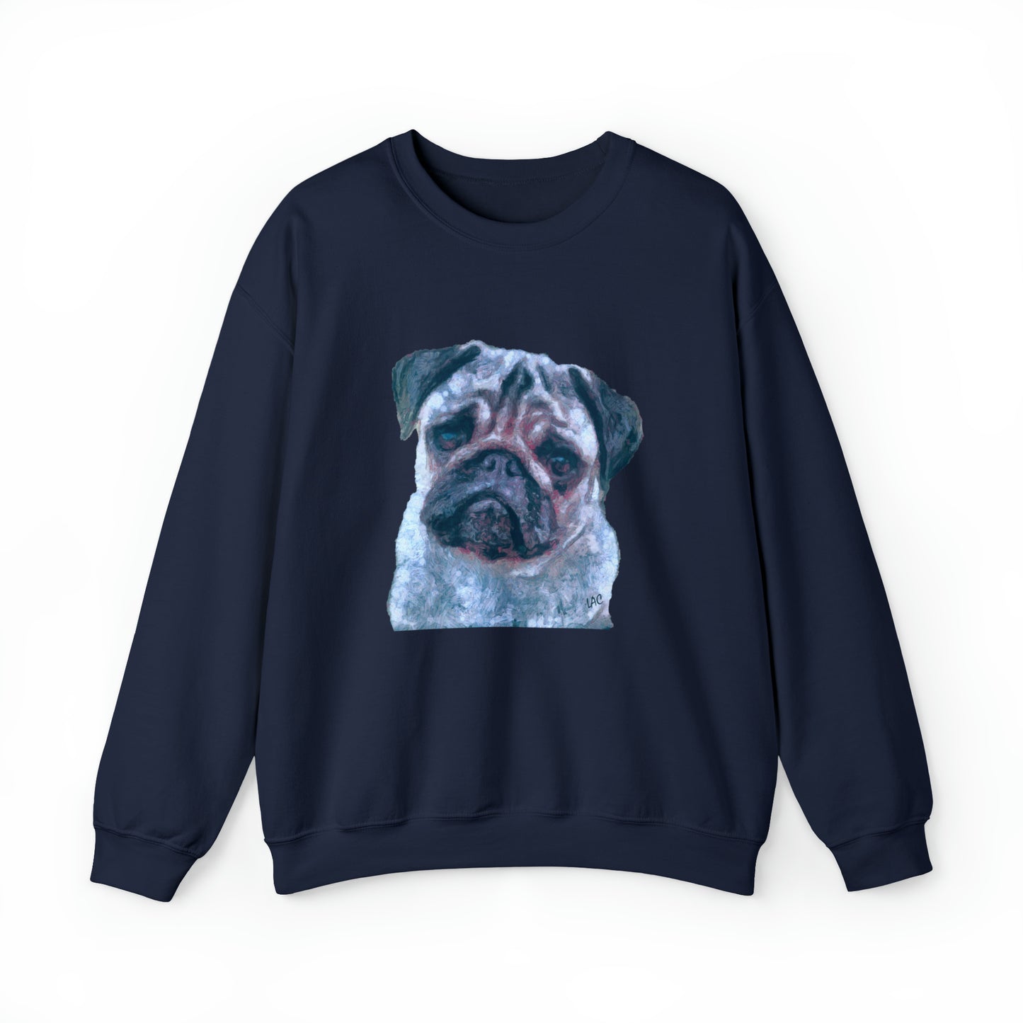 Pug 'Pompey' Unisex 50/50 Crewneck Sweatshirt