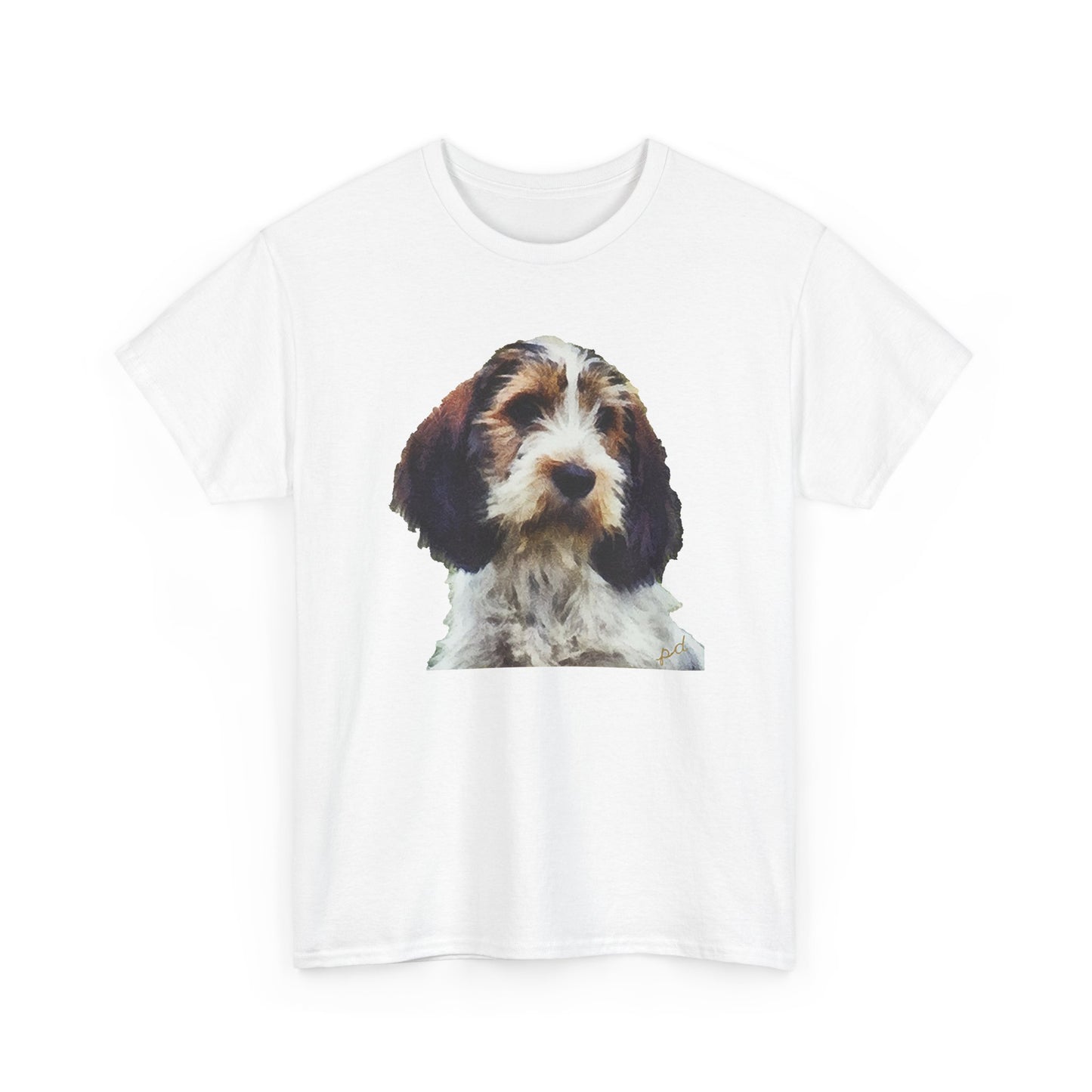 Petit Basset Griffon Unisex Heavy Cotton Tee