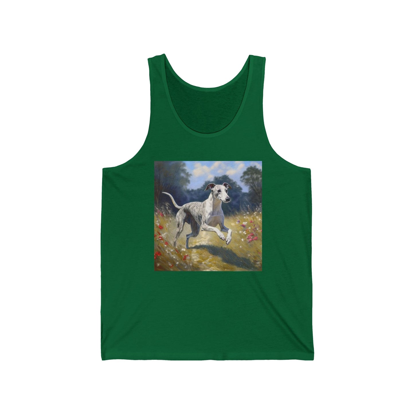 Whippet Unisex Jersey Tank: Effortless Elegance