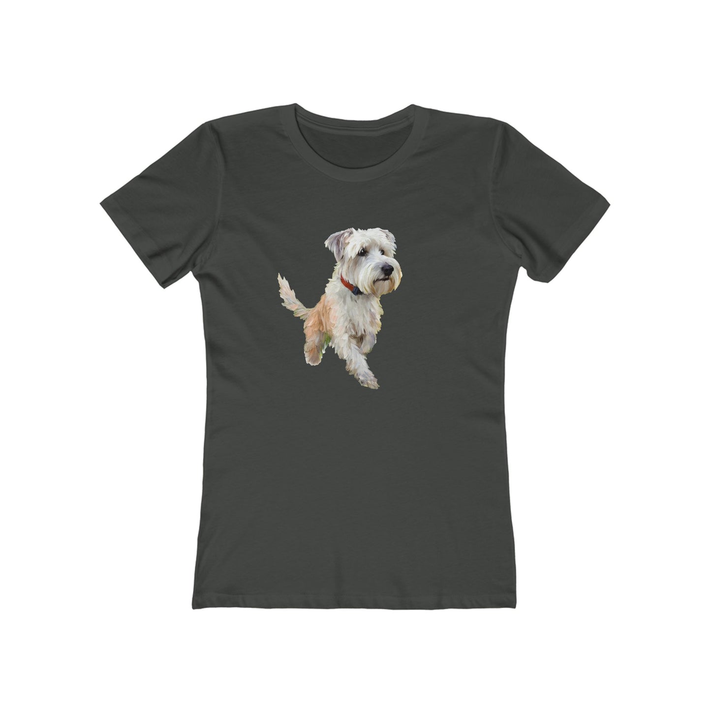 Dandie Dinmont Terrier - Women's Slim Fit Ringspun Cotton Tee