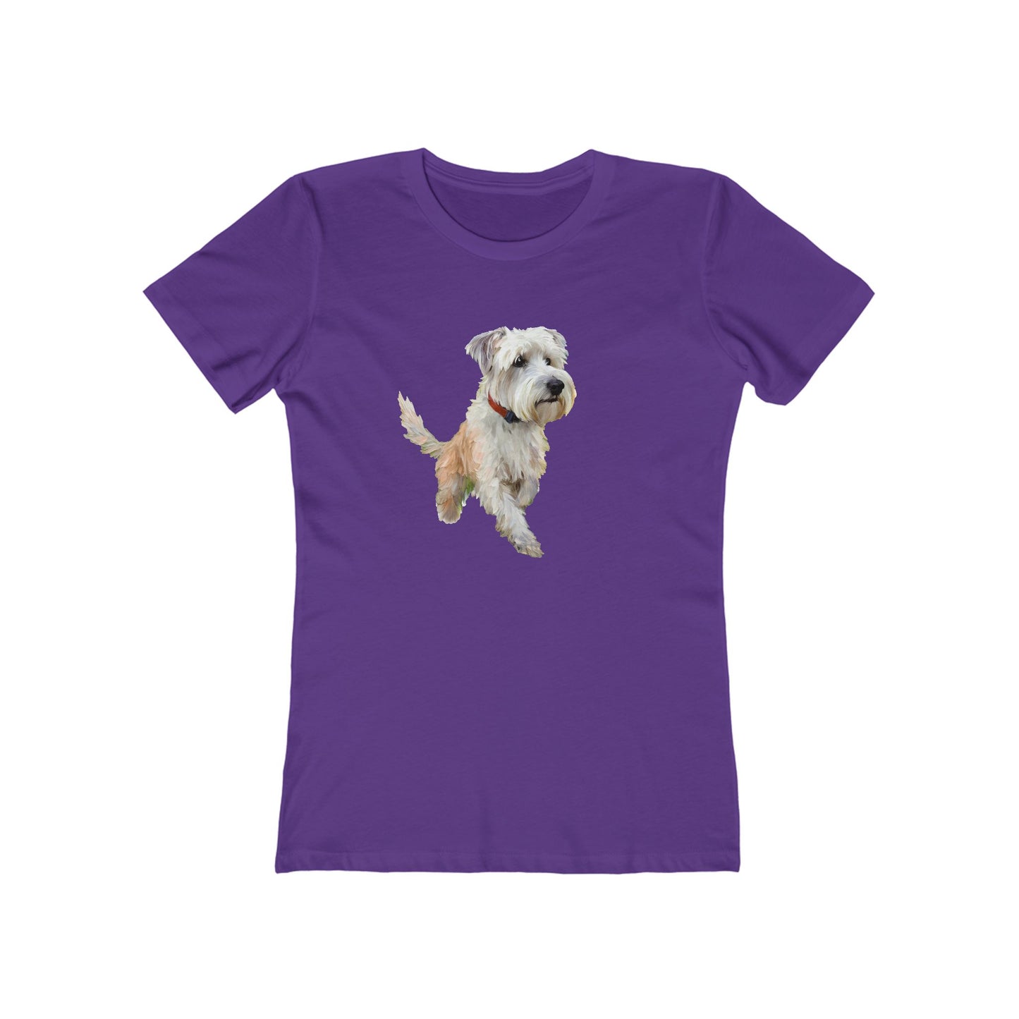Dandie Dinmont Terrier - Women's Slim Fit Ringspun Cotton Tee