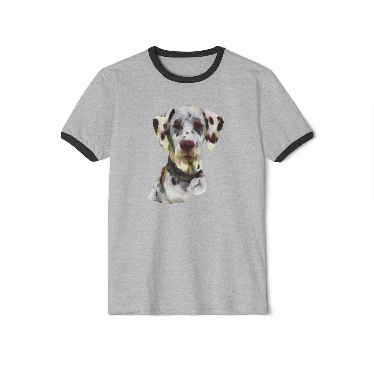 Dalmatian Classic Cotton Ringer T-Shirt