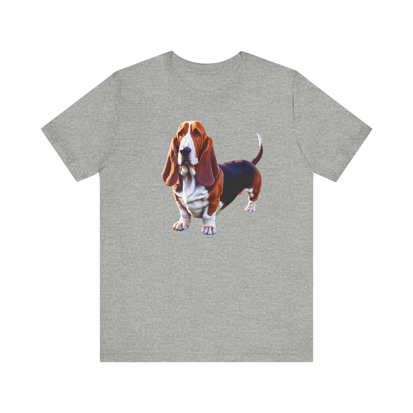 Basset Hound Unisex Jersey Short Sleeve Tee