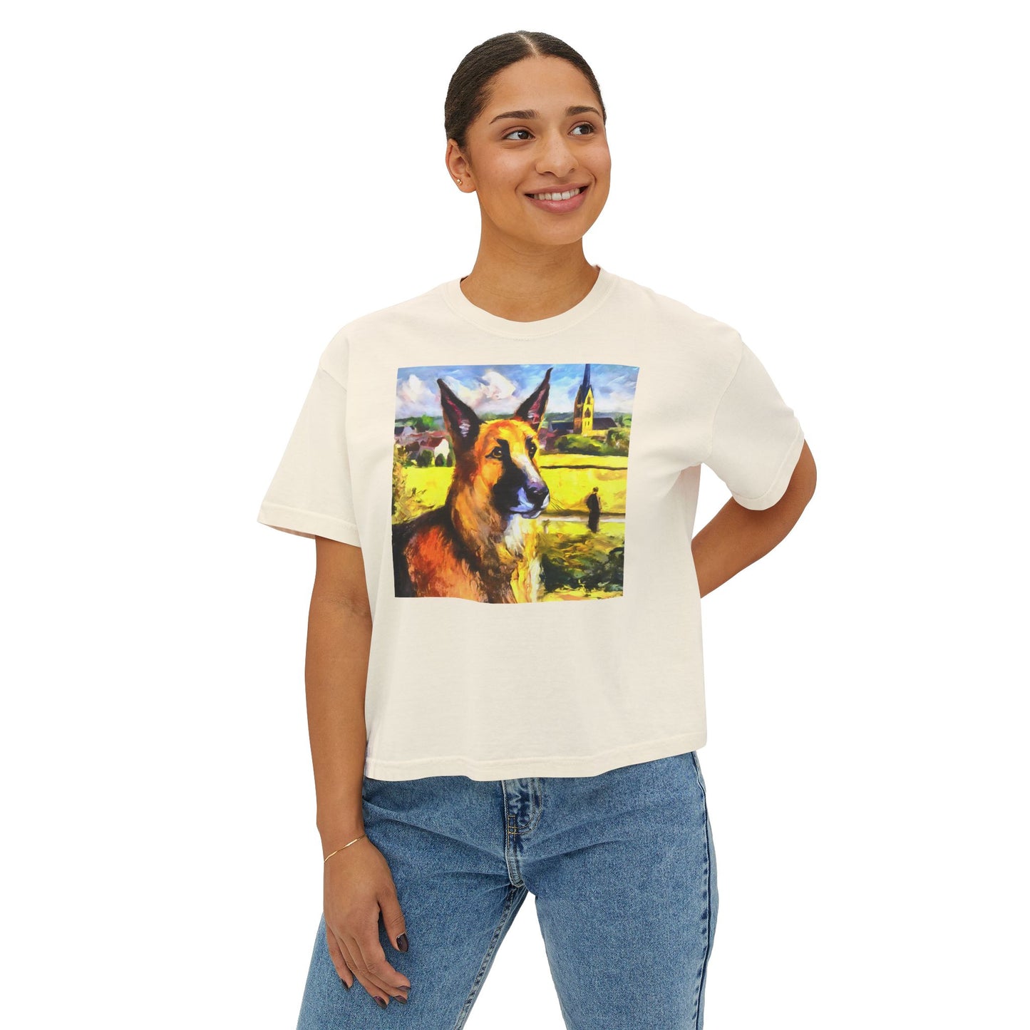 Belgian Laekenois Women's Oversized Boxy Tee – Stylish Comfort for Every Occasion