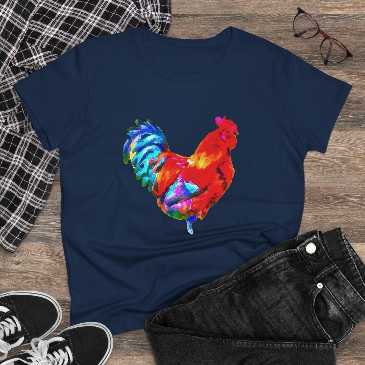 Rooster 'Craw' Women's Midweight Cotton Tee