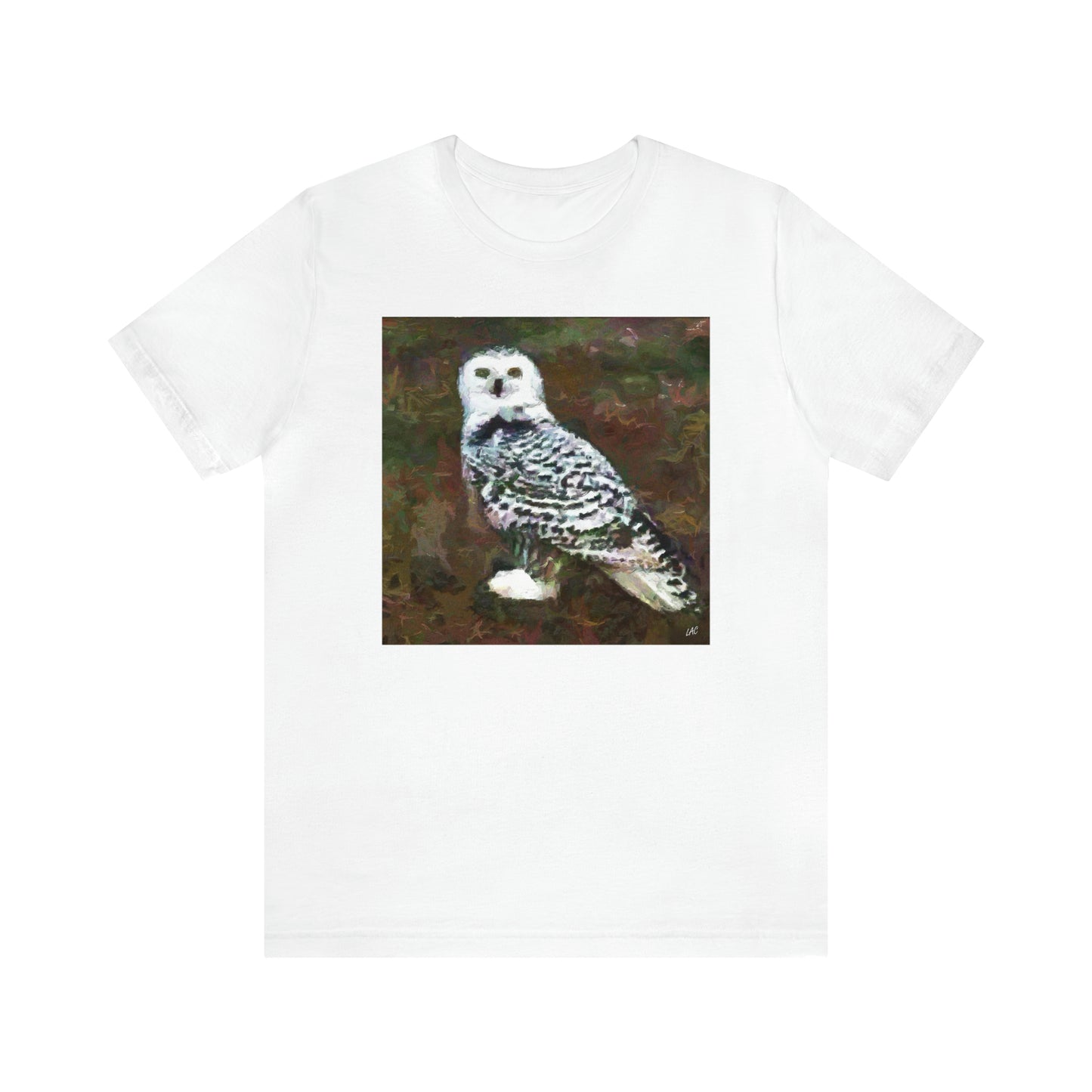 Snowy White Owl - - Classic Jersey Short Sleeve Tee