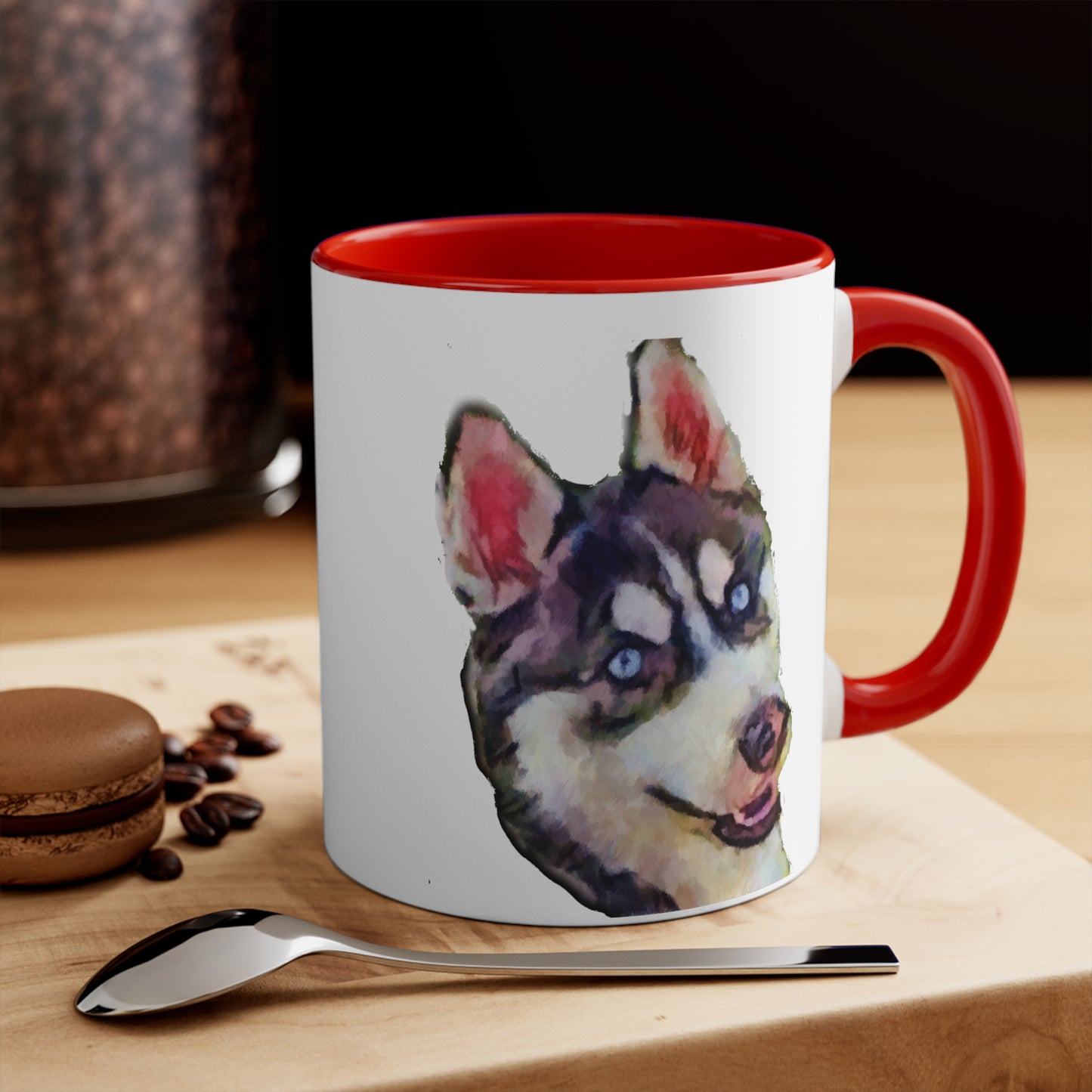 Siberian Husky 'Iditarod' Accent Coffee Mug, 11oz