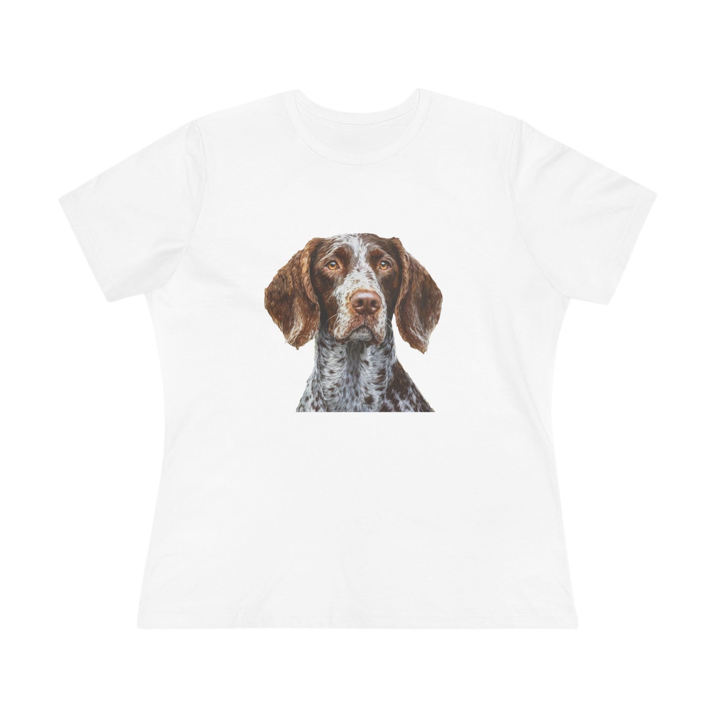 German Wirehaired Pointer Women's Relaxed Fit Cotton Tee