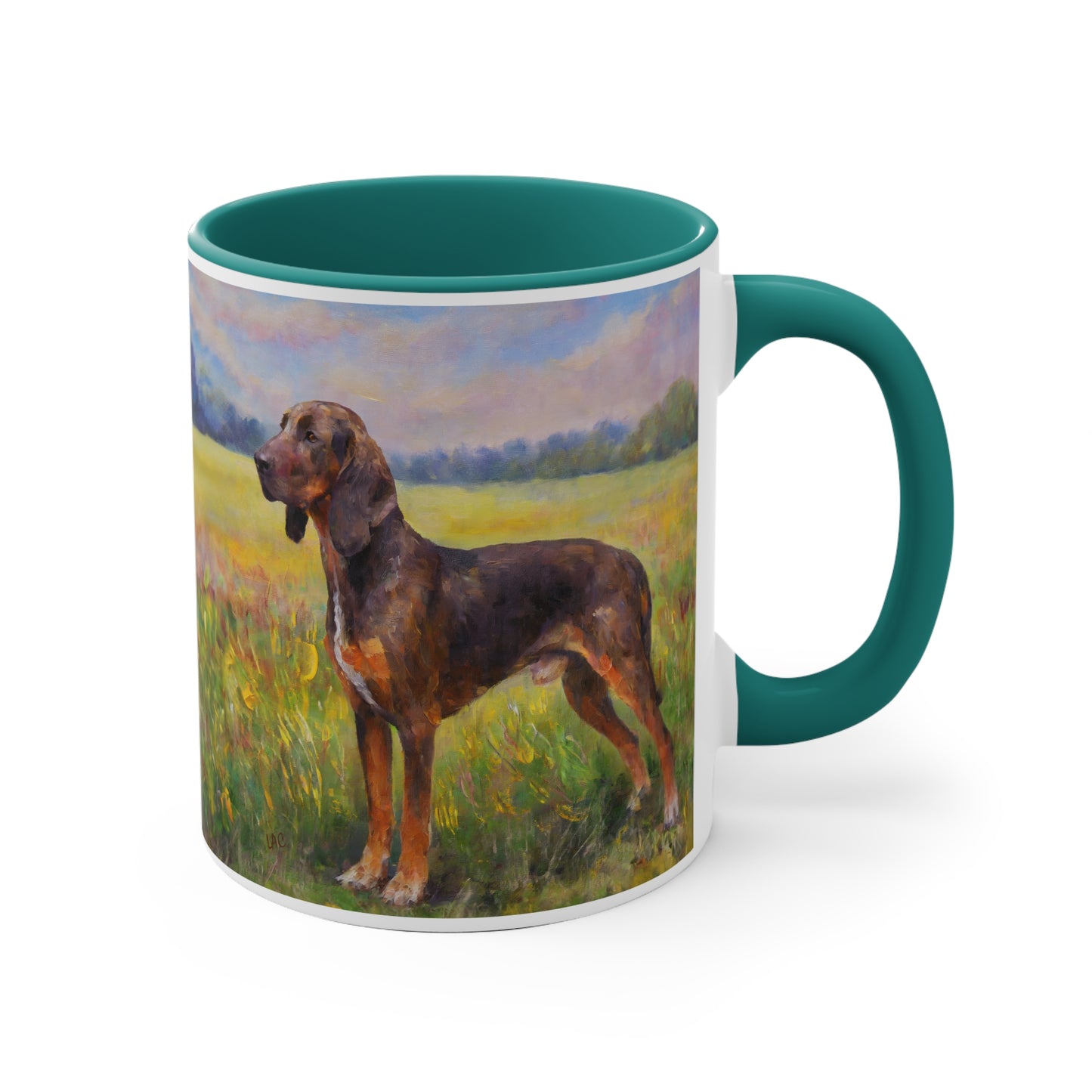 Plott Hound 11oz Ceramic Accent Mug