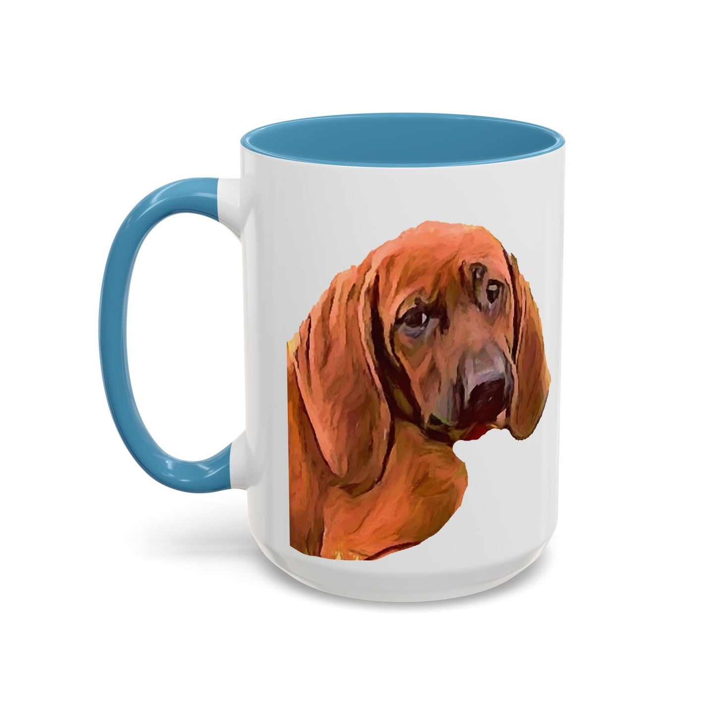 Redbone Coonhound Accent Coffee Mug