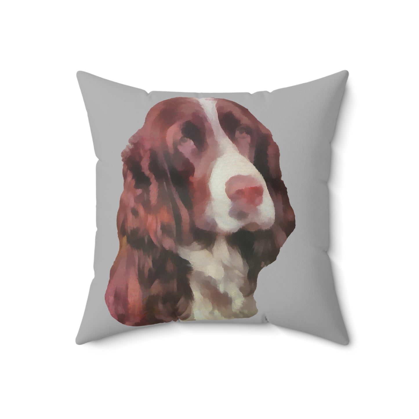 English Springer Spaniel - Spun Polyester Throw Pillow
