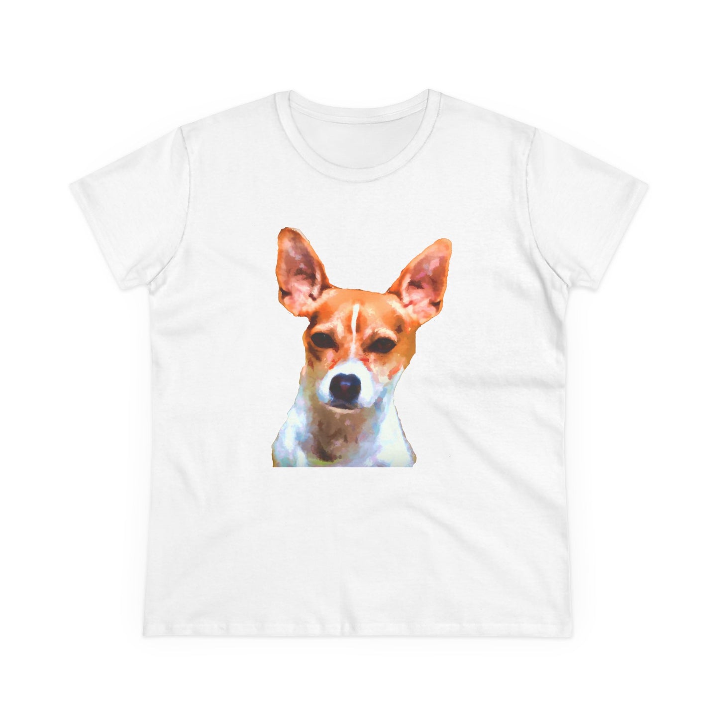 Rat Terrier Women's Midweight Cotton Tee
