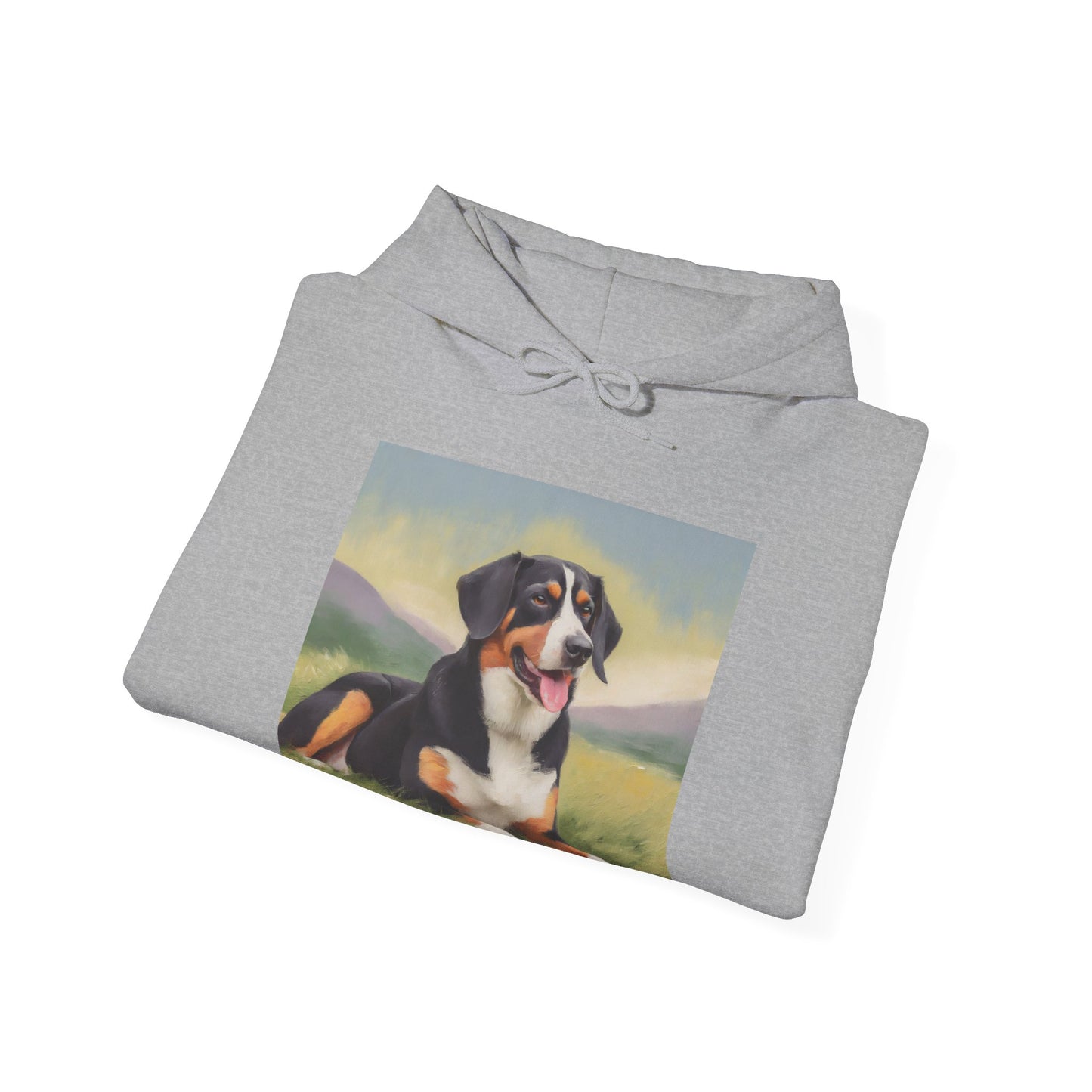 Entlebucher Mountain Dog 50/50 Hooded Sweatshirt