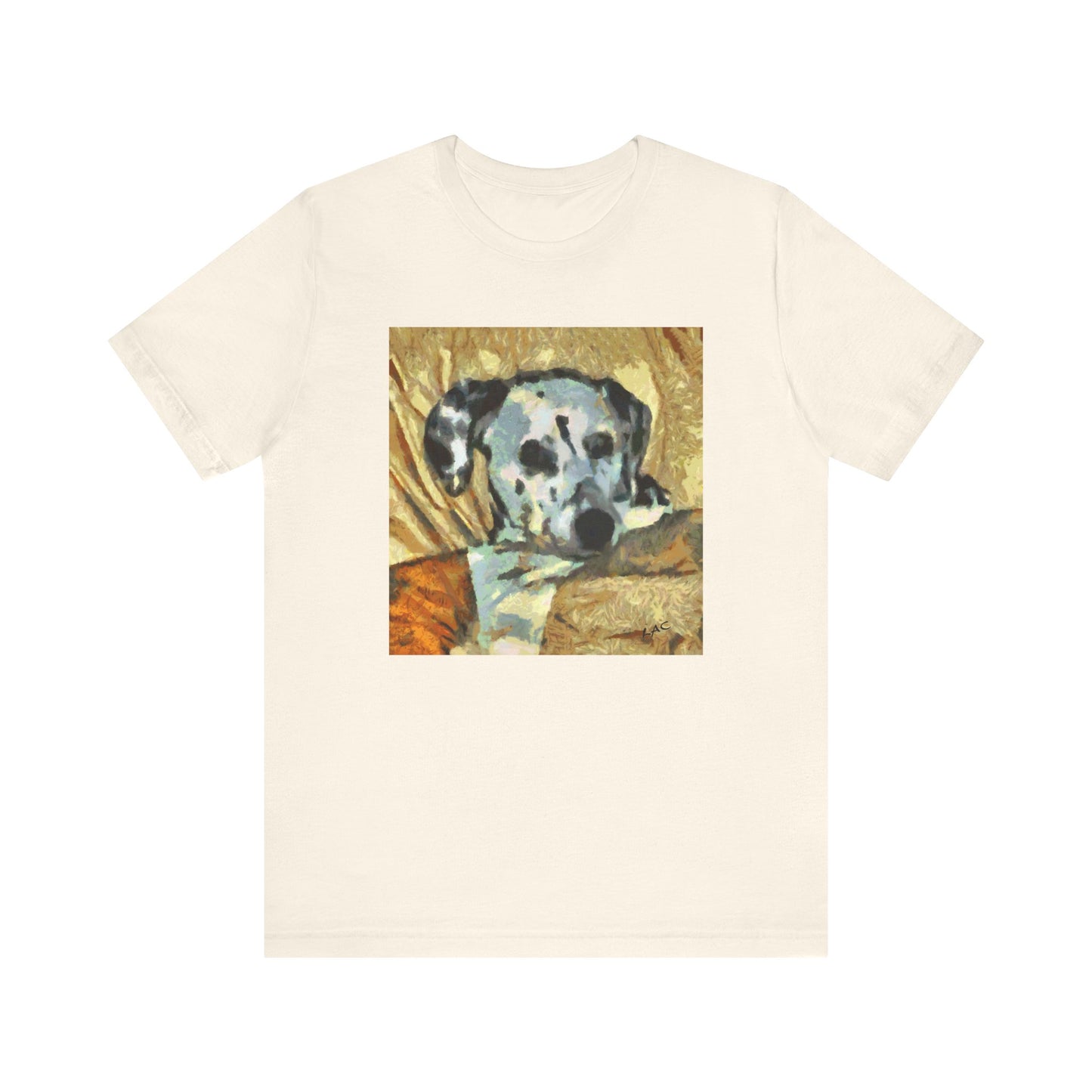 Dalmatian 'Breakfast Time' Unisex Jersey Short Sleeve Tee