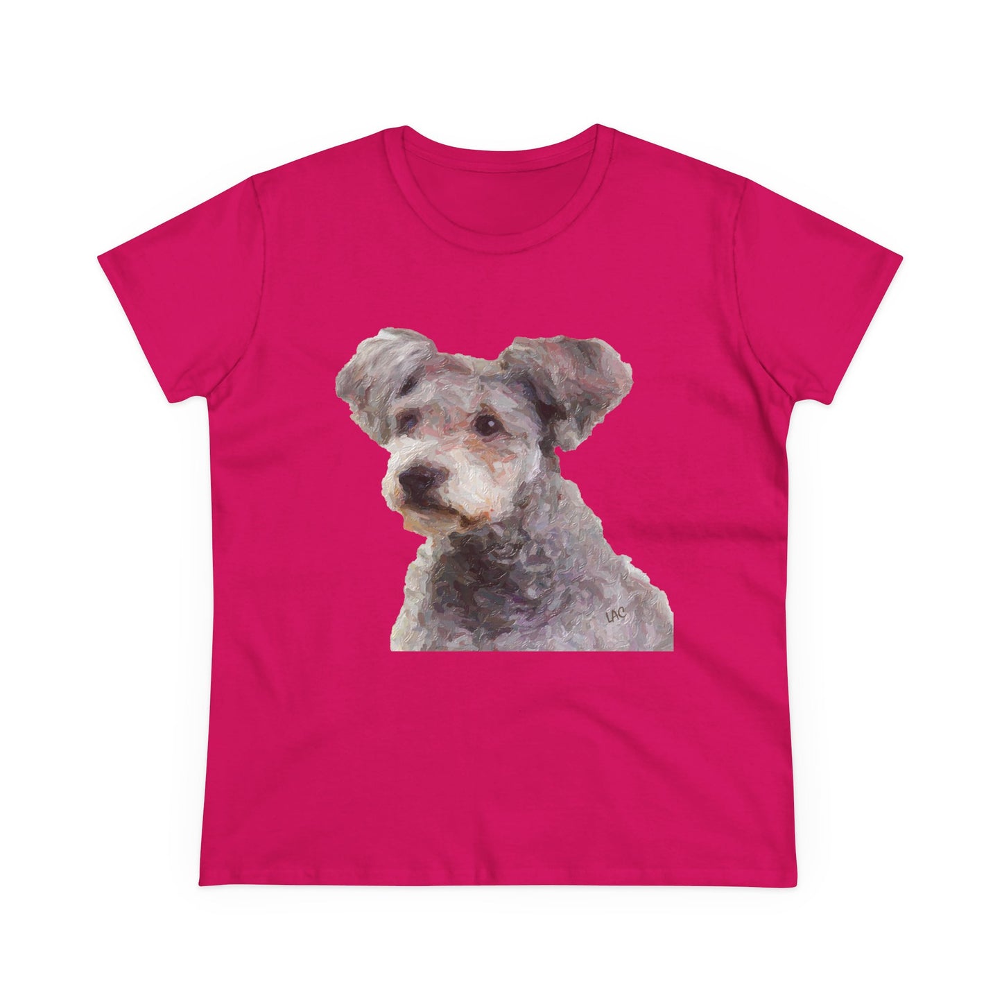 Hungarian Pumi Women's Midweight Cotton Tee