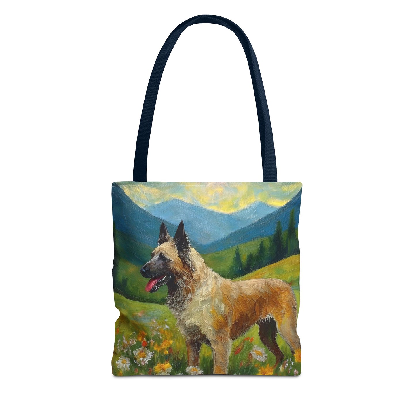 Belgian Laekenois Delight - Artistic Polyester Tote Bag