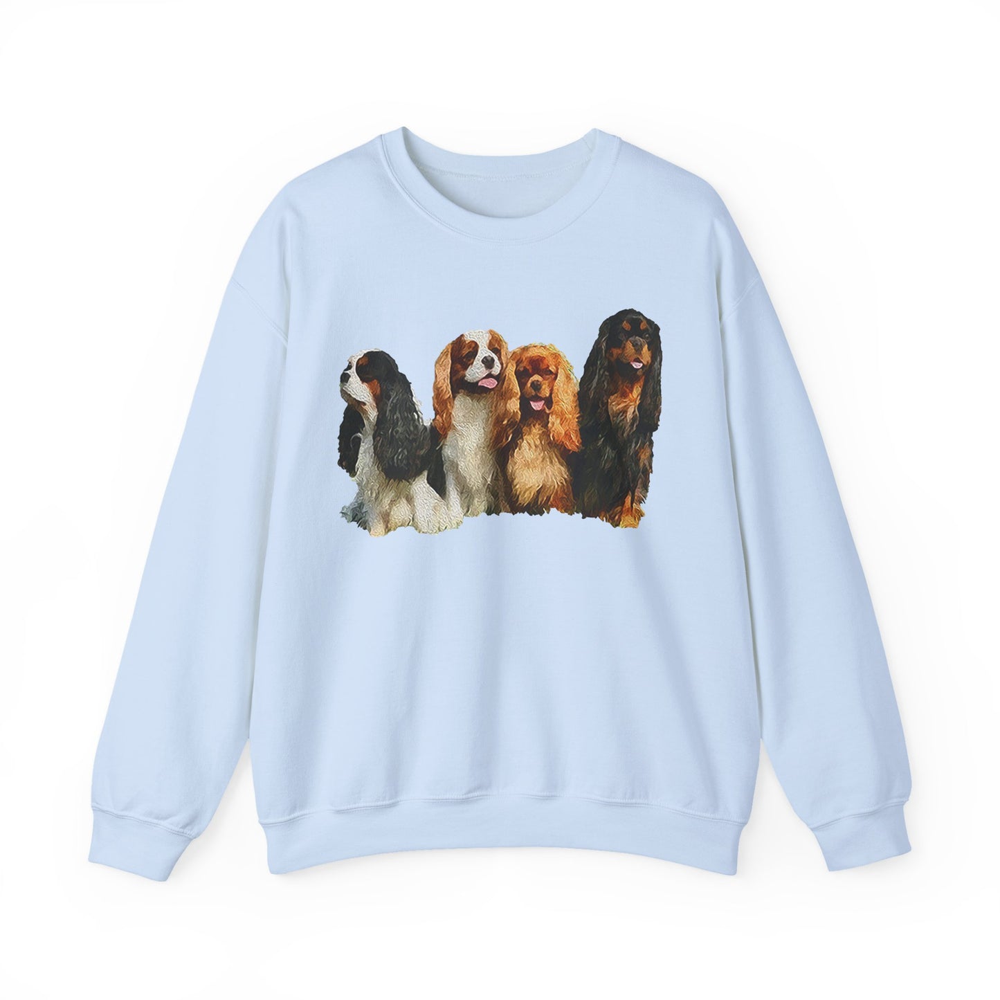 Cozy King Charles Spaniels 'Cavalier Club' Unisex Crewneck Sweatshirt