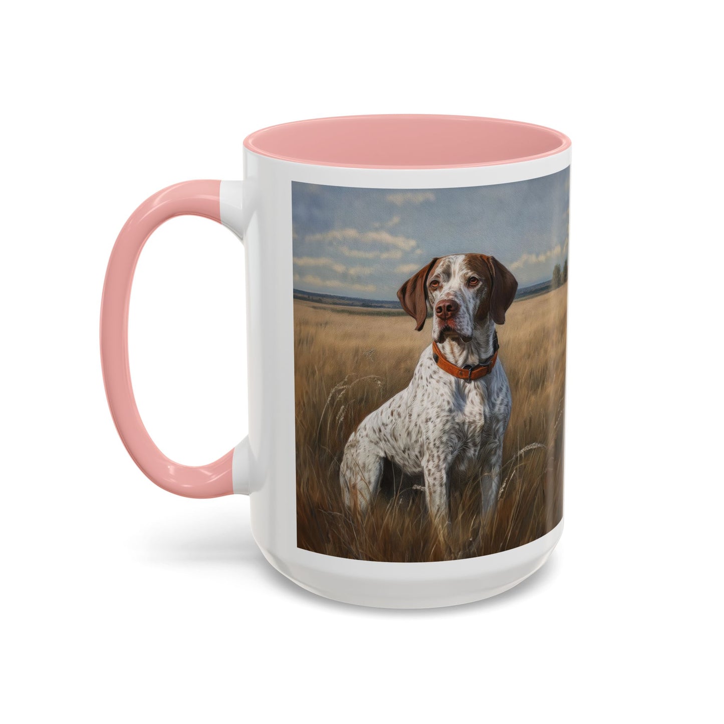 Braque de Bourbonnais - Ceramic Accent Coffee Mug - 2 Sizes