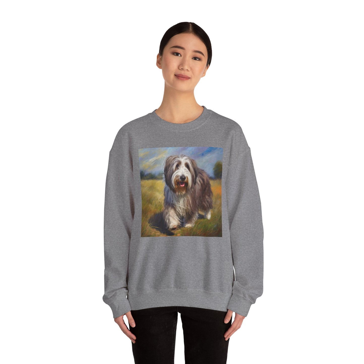 Bearded Collie Charm Crewneck Sweatshirt