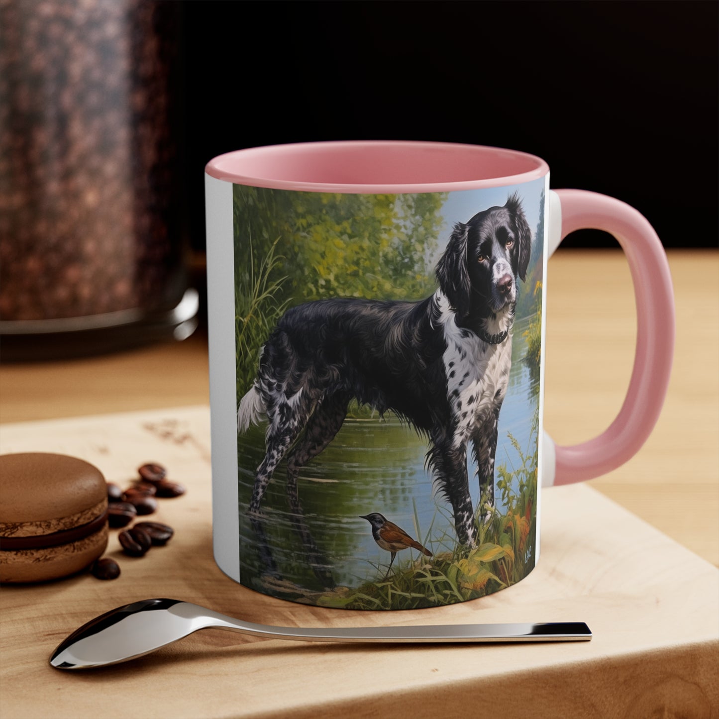 Large Munsterlander 11oz Ceramic Accent Mug