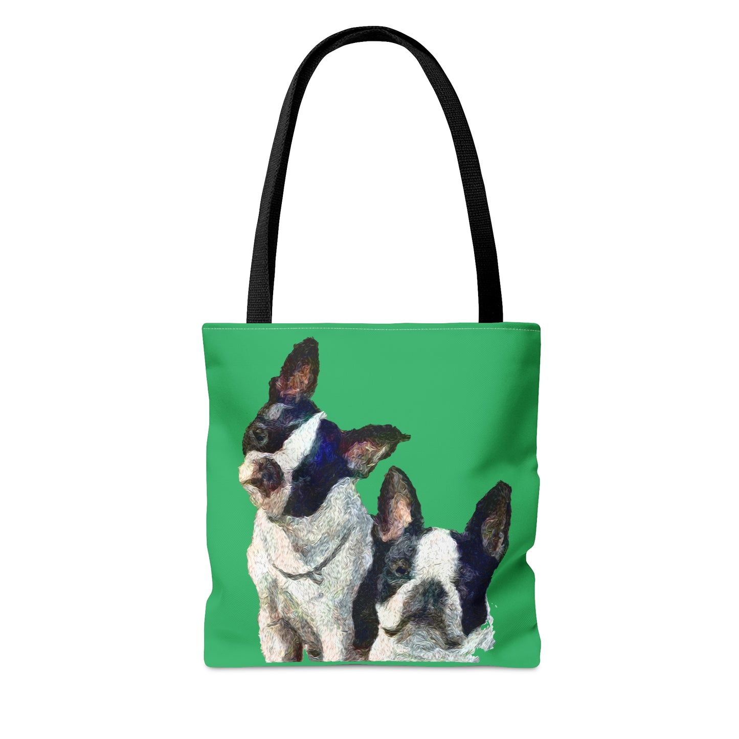 Boston Terrriers "Skipper & Dee Dee" Tote Bag