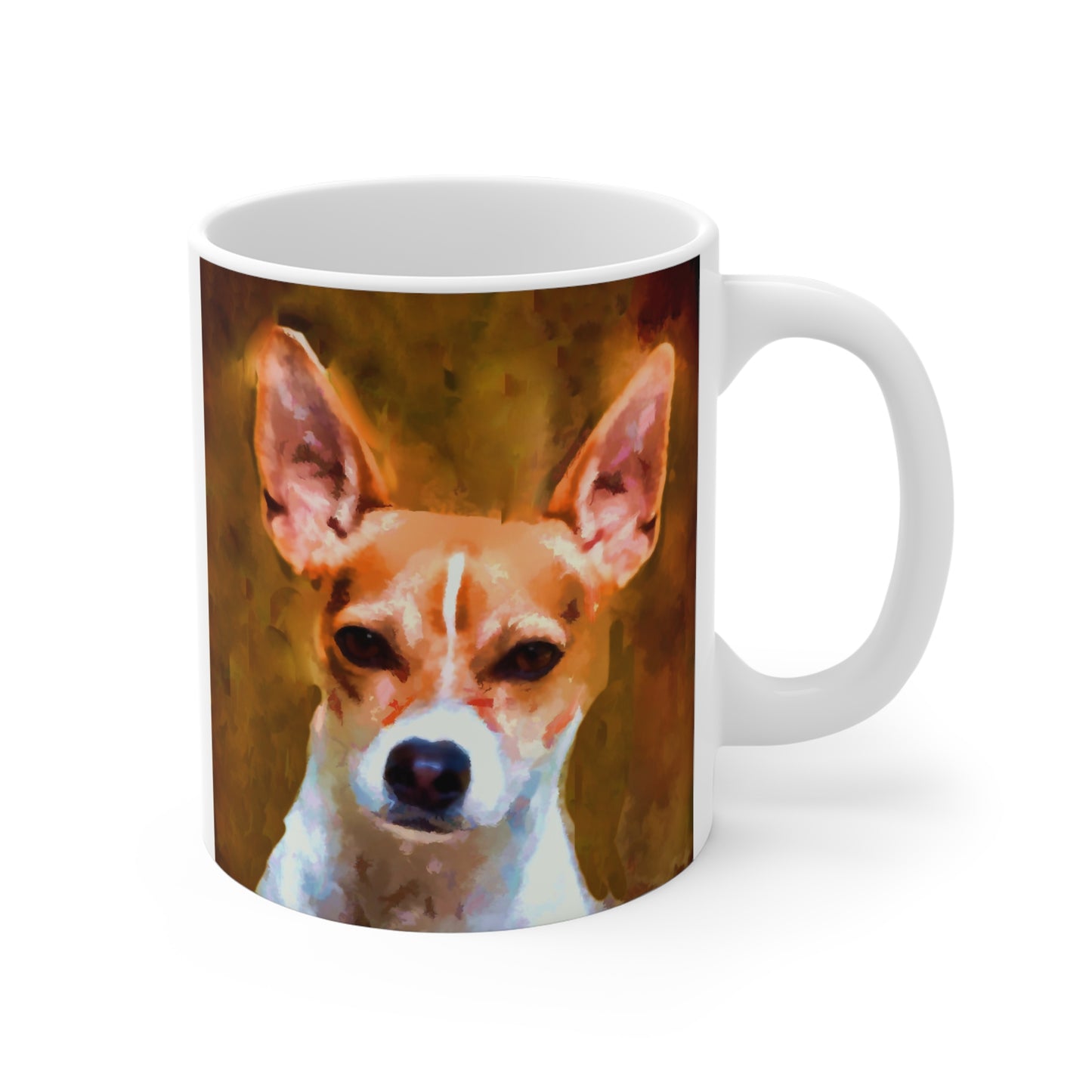 Rat Terrier Ceramic Mug 11oz